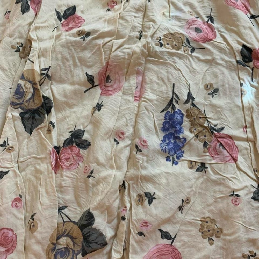 vintage floral skirt with pockets - Picture 5 of 5